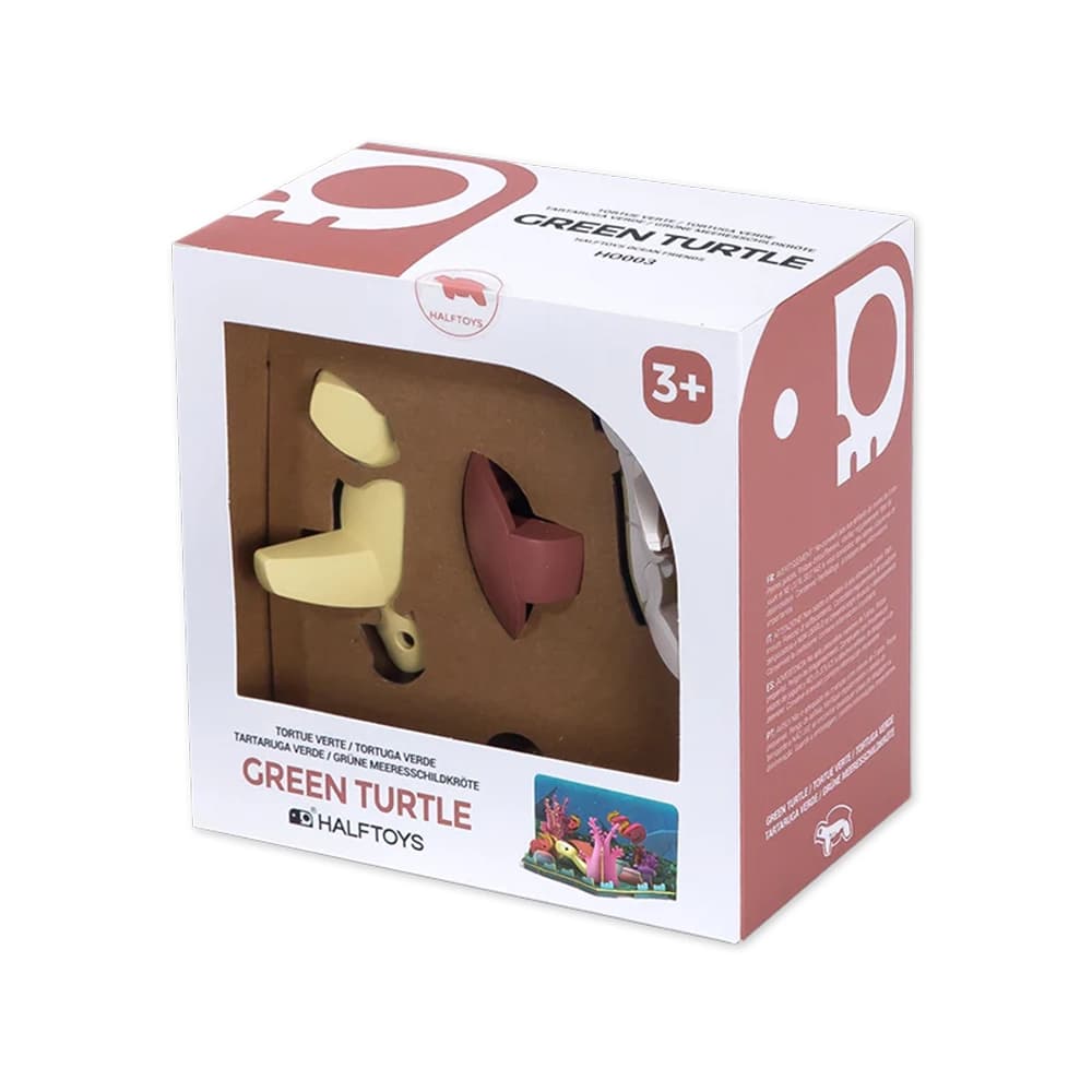 لاکپشت مگنتی HALFTOYS همراه با پس زمینه — تصویر ۵