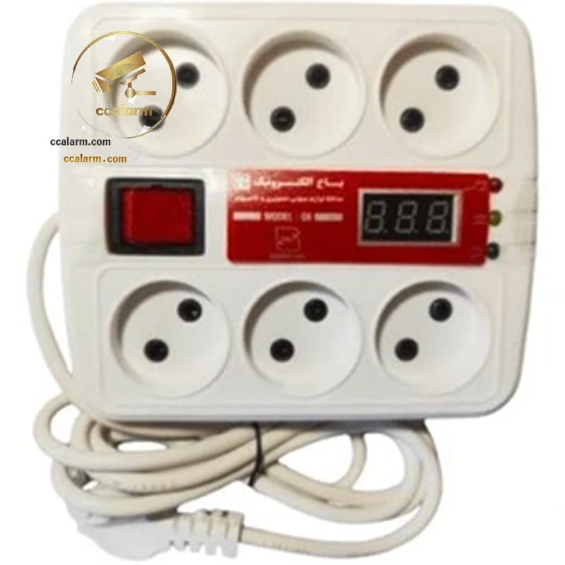 محافظ برق 6 خانه صوتی تصویری 3 متری باخ الکتریک مدل G-6دیجیتال
