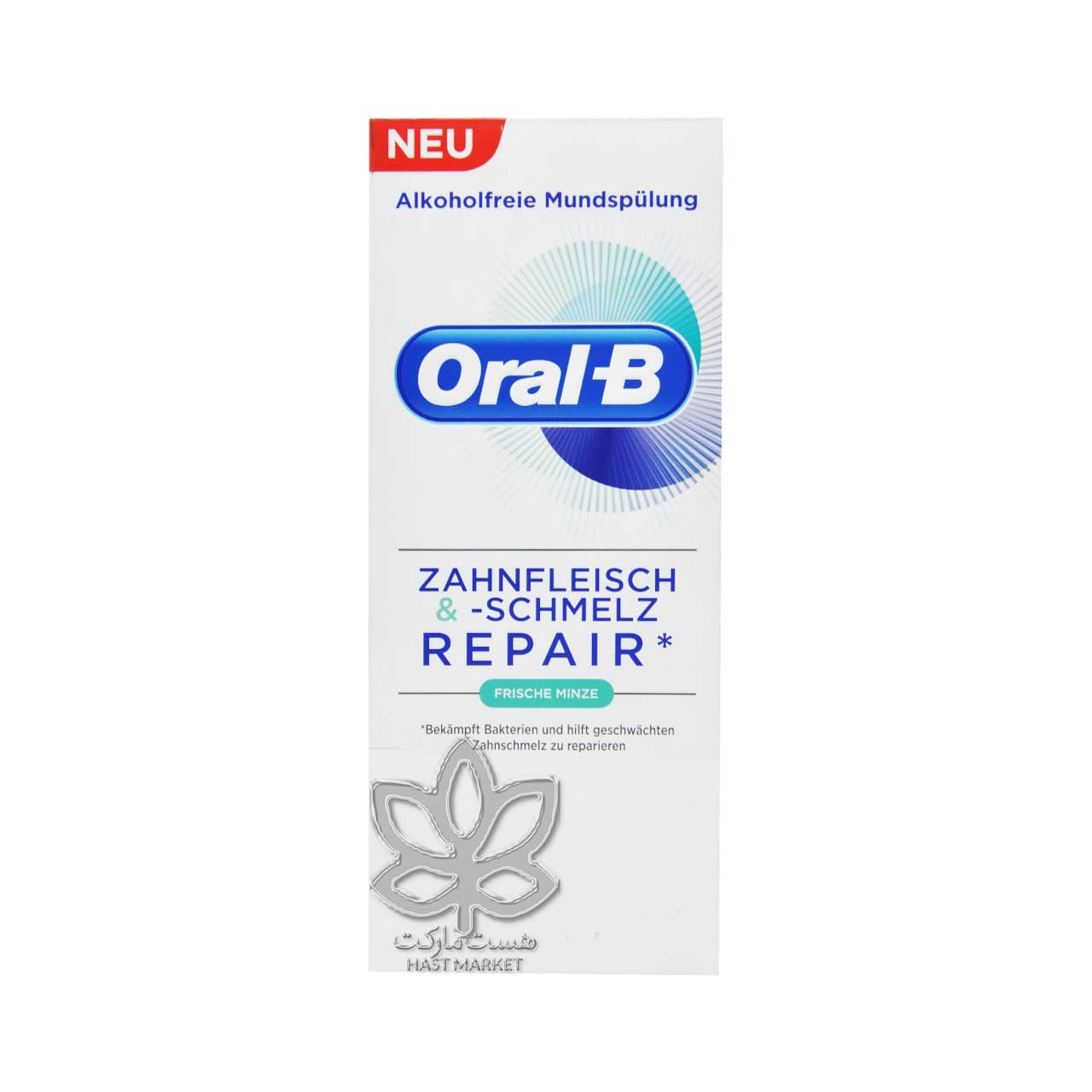 دهانشویه ترمیم کننده مینا و لثه ۲۵۰ میل فرش مینت اورال بی – OralB — تصویر ۲
