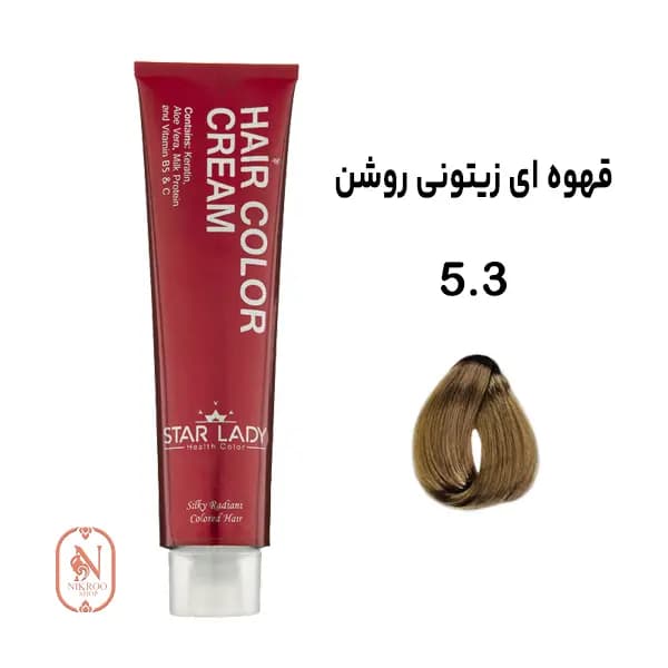 رنگ مو 5/3 STARLADY