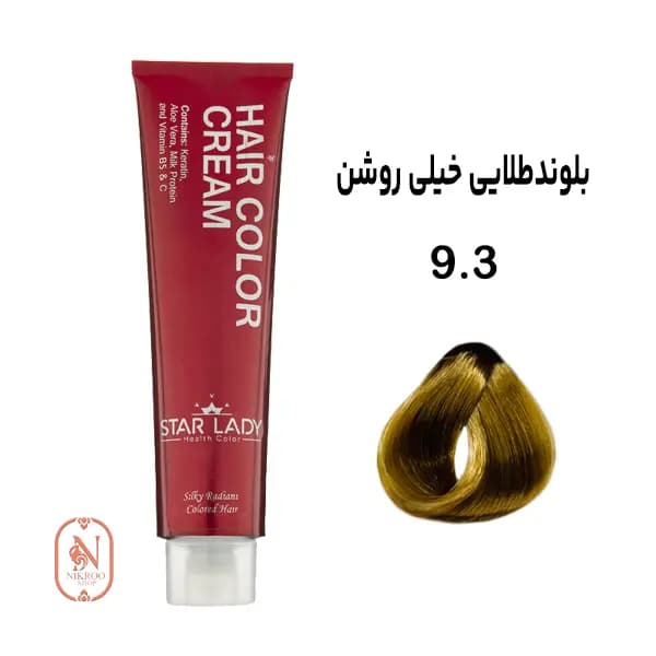 رنگ مو 9/3 STARLADY