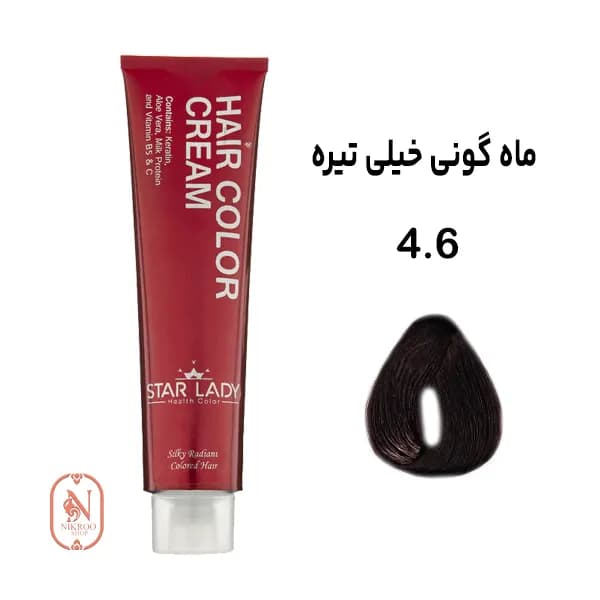رنگ مو 4/6 STARLADY