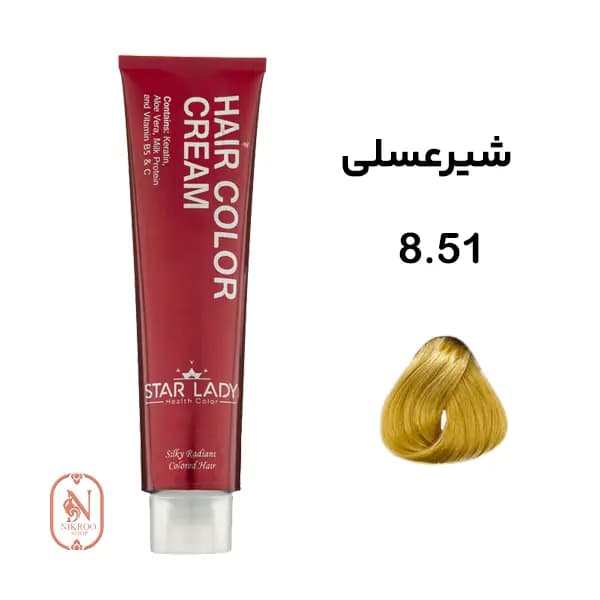 رنگ مو 8/51 STARLADY