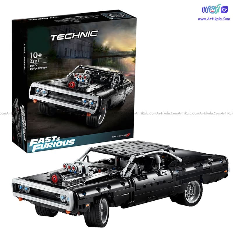 لگو ماشین کلاسیک مدل دوج چارجر Dodge charger کد 72001