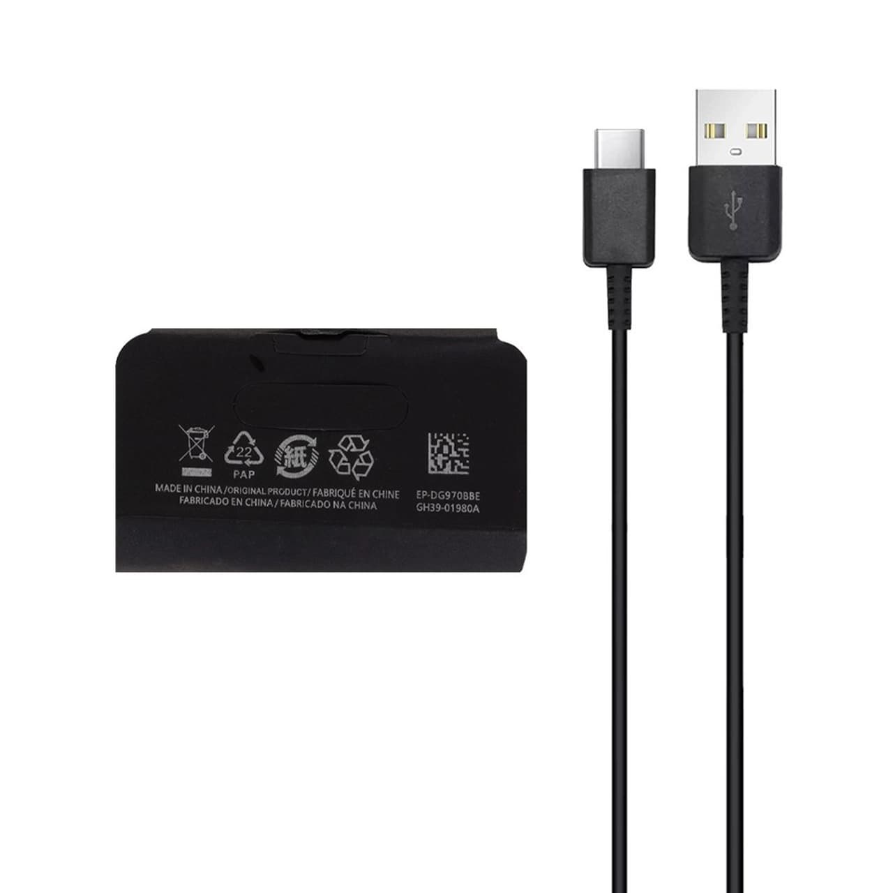 کابل شارژ SAMSUNG Type-C مدل EP-DG970BBE S10 – مشکی