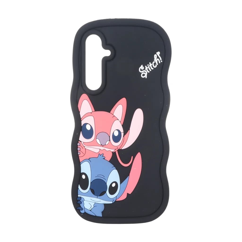 قاب سیلیکونی کنگره ای Stitch برجسته فانتزی Samsung Galaxy A16 – مشکی — تصویر ۲
