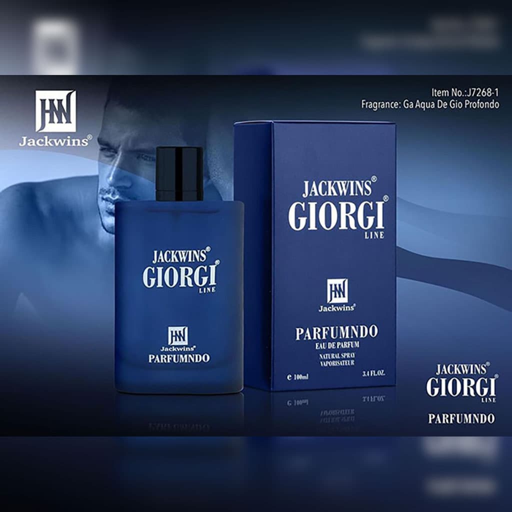 ادکلن جورجیو لاین آرمانی آکوا د جیو پرفوندو جانوین جکوینز Jackwins Giorgi Line Parfumndo حجم 100میل
