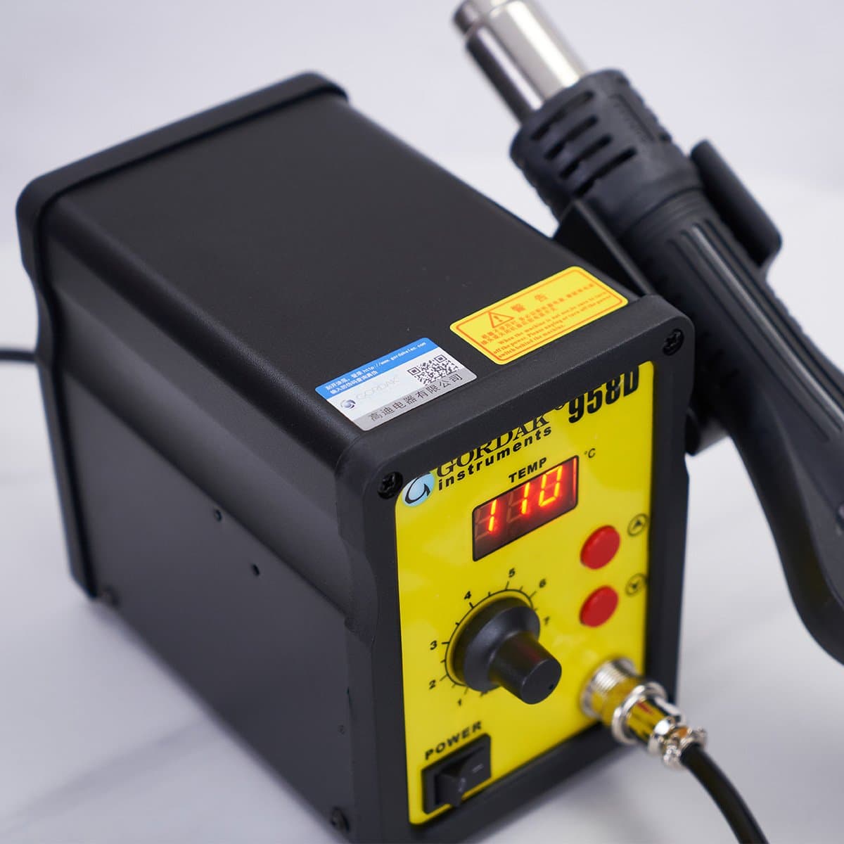 دستگاه هواگرم گرداک مدل GORDAK 958D Hot Air Rework Station — تصویر ۳