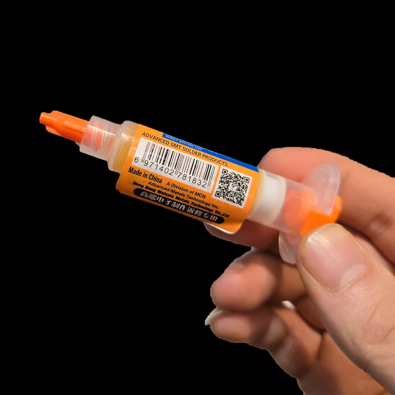 خمیر فلاکس سرنگی مکانیک مدل MECHANIC RMA-UV35 حجم 5cc — تصویر ۵