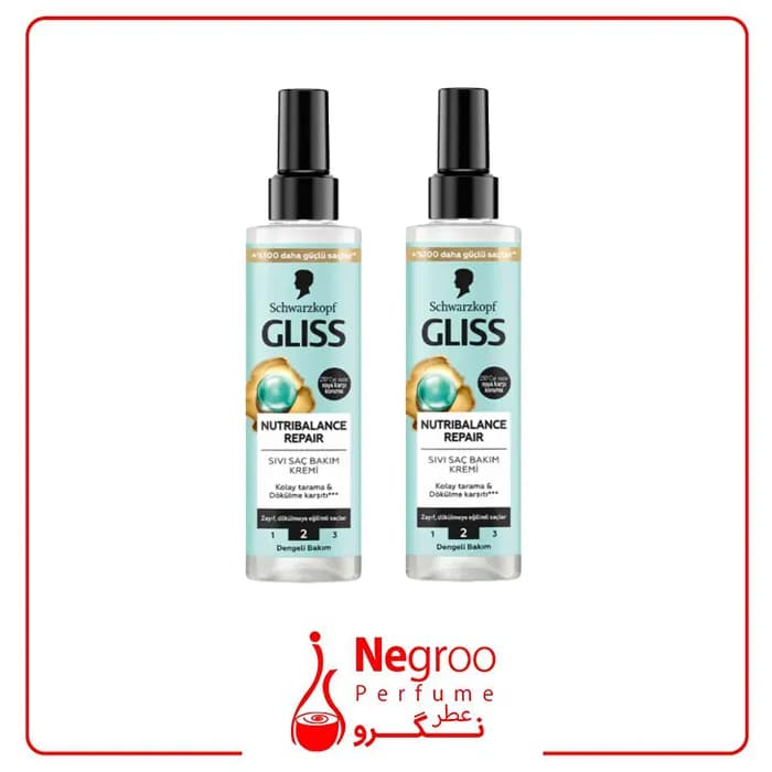 اسپری مو دو فاز گلیس مدل NutriBalance Repair مناسب موهای مستعد ریزش 200 میل/اورجینال