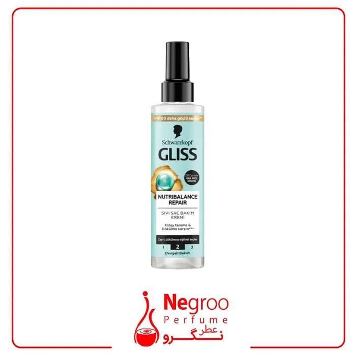 اسپری مو دو فاز گلیس مدل NutriBalance Repair مناسب موهای مستعد ریزش 200 میل/اورجینال — تصویر ۲