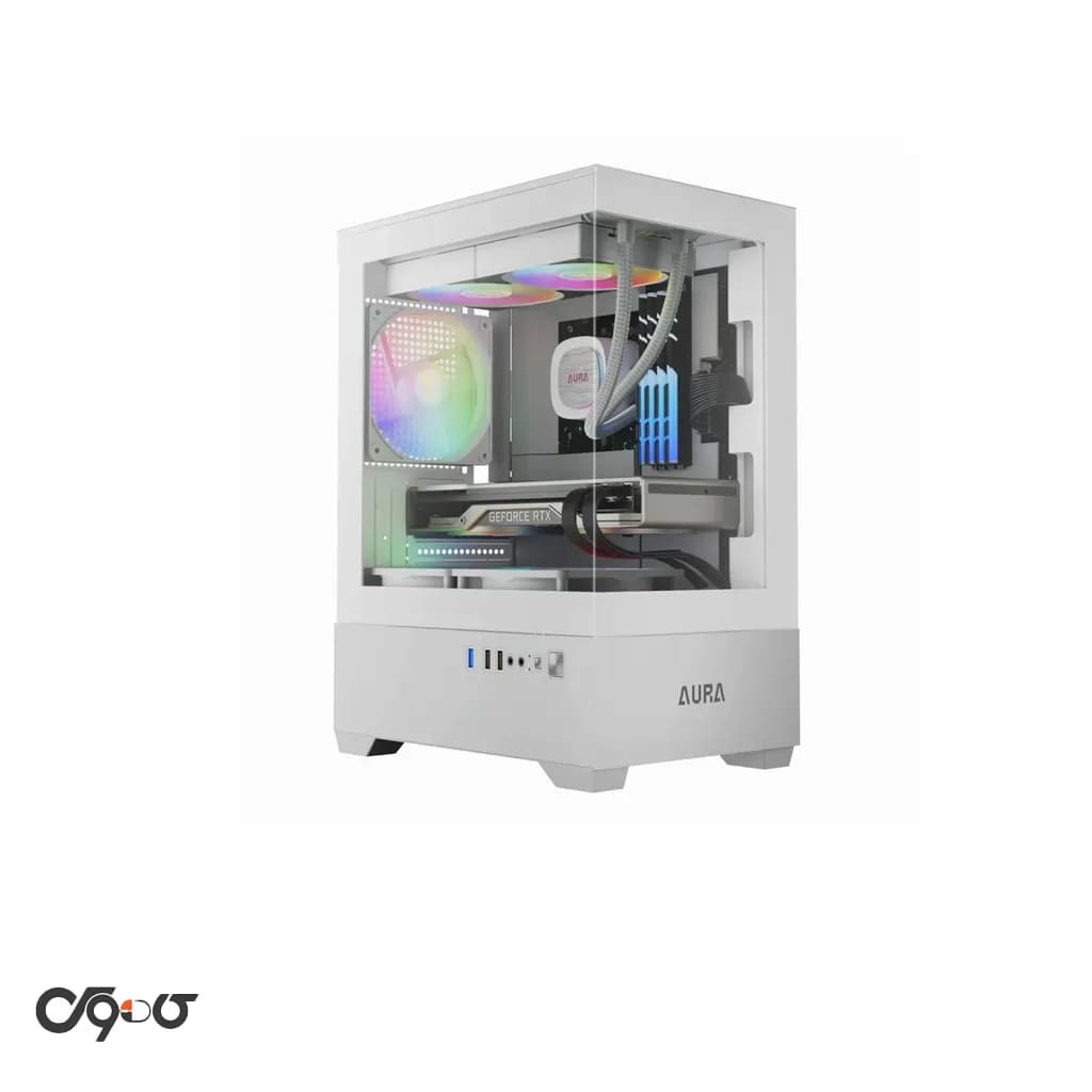 کیس کامپیوتر گیمینگ گیم دیاس مدل AURA GC9M استوک