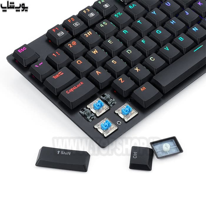کیبورد گیمینگ بی سیم مکانیکال ردراگون مدل K607 APS Pro — تصویر ۵