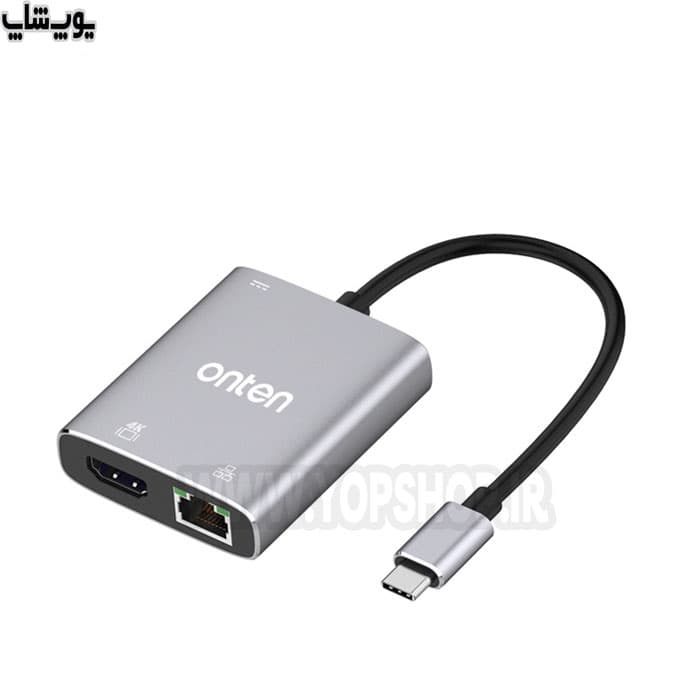 مبدل USB-C به USB-C / HDMI / RJ45 اونتن مدل OTN-91188