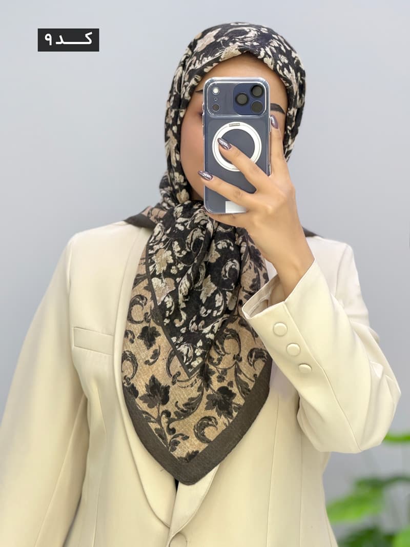 روسری نخی ماناژ کد 101923 — تصویر ۶