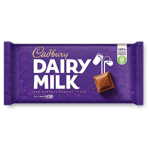 شکلات تخته ای دیری میلک کدبری ۱۰۰ گرمی | CADBURY DAIRY MILK CHOCOLATE 100gr