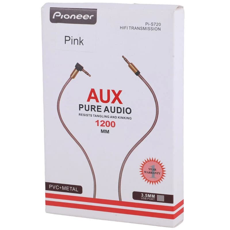 کابل AUX پایونیر Pi-S720 یکسر L طول 1.2 متر — تصویر ۷