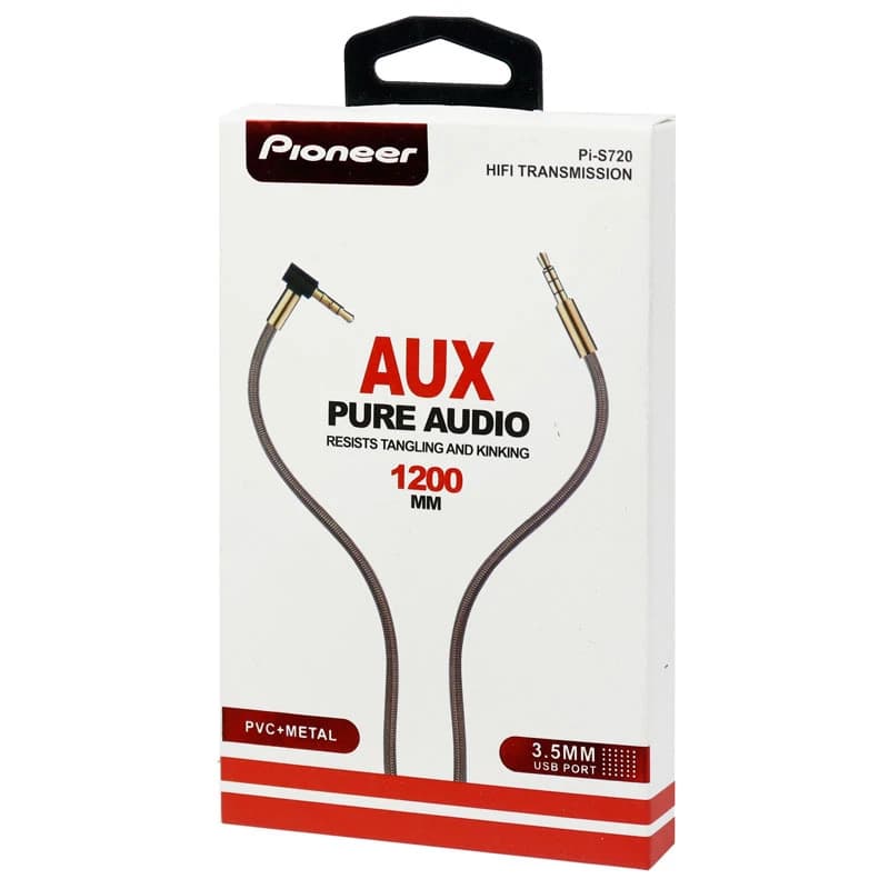 کابل AUX پایونیر Pi-S720 یکسر L طول 1.2 متر — تصویر ۶