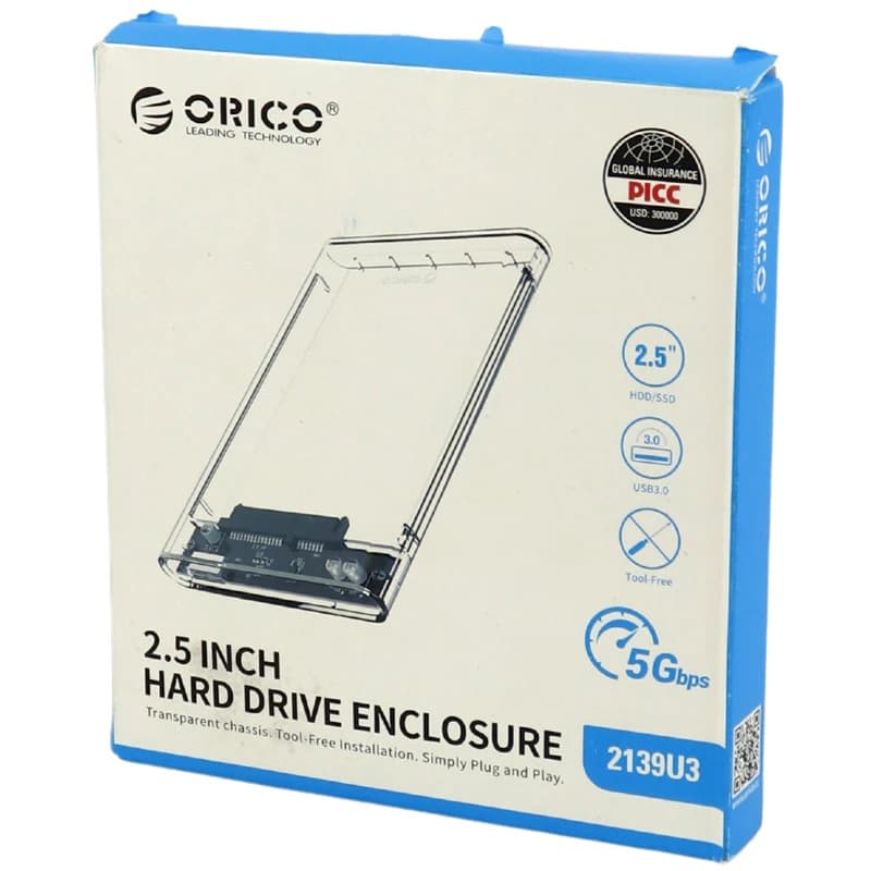 باکس هارد 2.5 اینچی HDD اوریکو 2139U3 — تصویر ۲