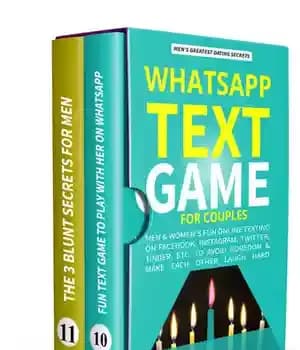 دانلود کتاب WhatsApp Text Game for Couples: Men & Women’s Fun Online Texting on Facebook, Instagram, Twitter, Tinder, Etc. to…