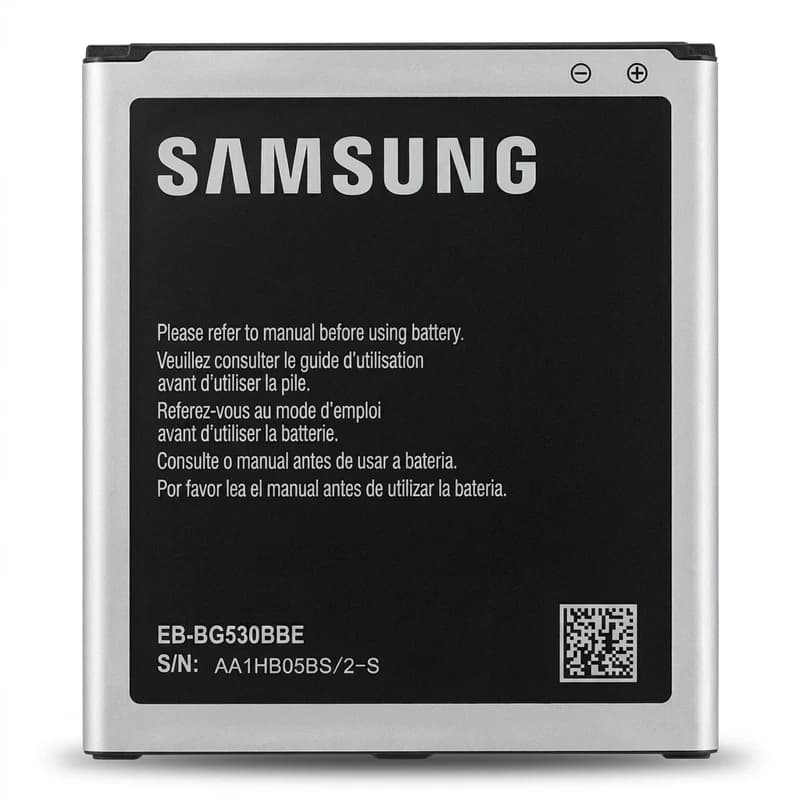 باتری موبایل مدل EB-BG530BBE ظرفیت 2600 میلی آمپر ساعت مناسب برای گوشی موبایل سامسونگ Galaxy J5 2015 / Grand Prime Plus / J3 – کد: M24174 — تصویر ۲