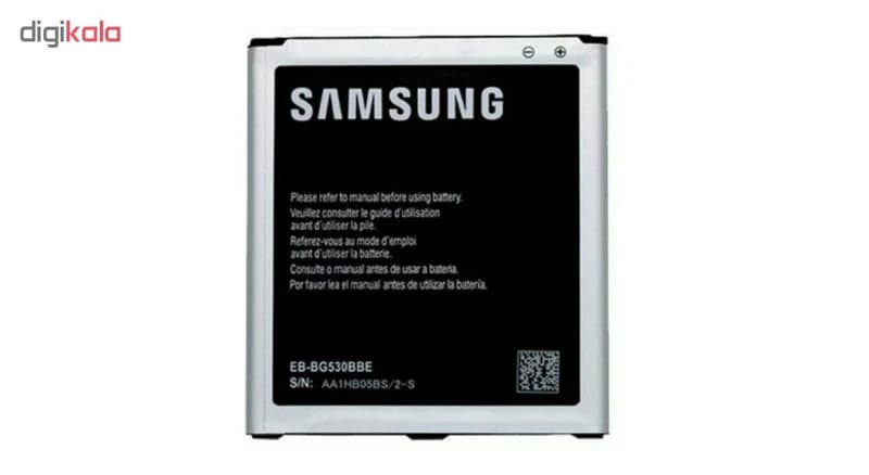 باتری موبایل مدل EB-BG530BBE ظرفیت 2600 میلی آمپر ساعت مناسب برای گوشی موبایل سامسونگ Galaxy J5 2015 / Grand Prime Plus / J3 – کد: M24174