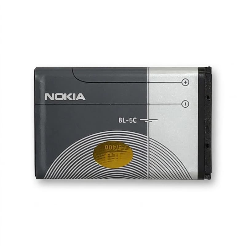 باتری موبایل نوکیا مدل BL-5C ظرفیت 1020 میلی آمپر ساعت مناسب برای گوشی موبایل نوکیا BL-5C- کد: M24173