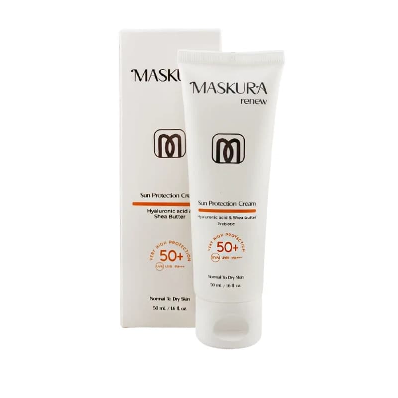 کرم ضد آفتاب +SPF50 پوست خشک ماسکورا رنیو