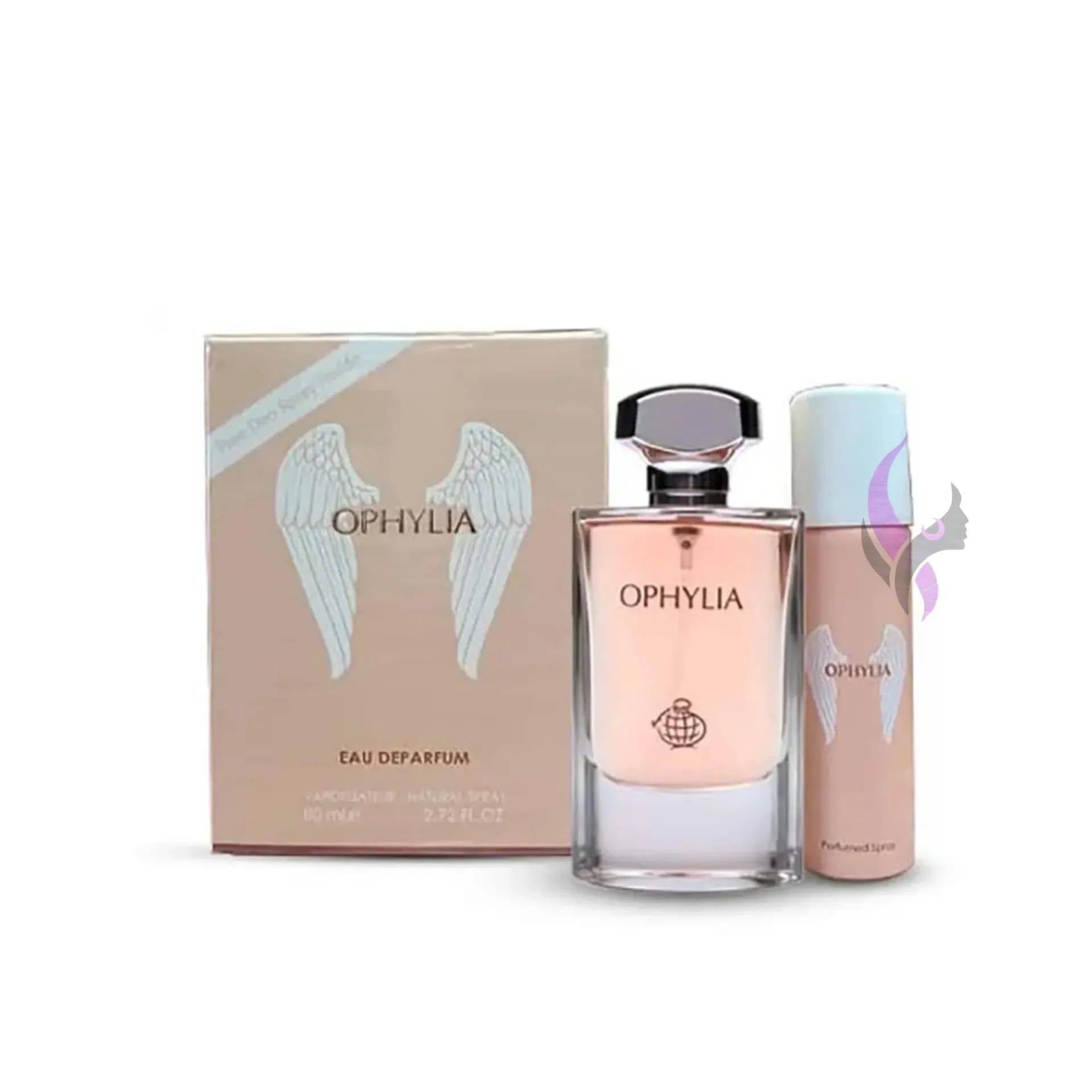 ادکلن اوفیلیا رایحه پاکورابان المپیا فرگرانس همراه با اسپری 50میل FRAGRANCE WORLD