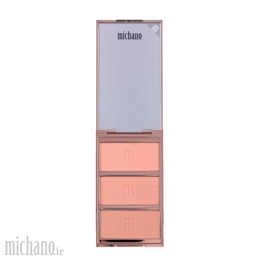 میچانو رژ گونه 3 رنگ شماره MB -440