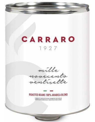 دانه قهوه 100٪ عربیکا کارارو (سیلندری) Carraro 1927 ٪100 Arabica Coffee Beans