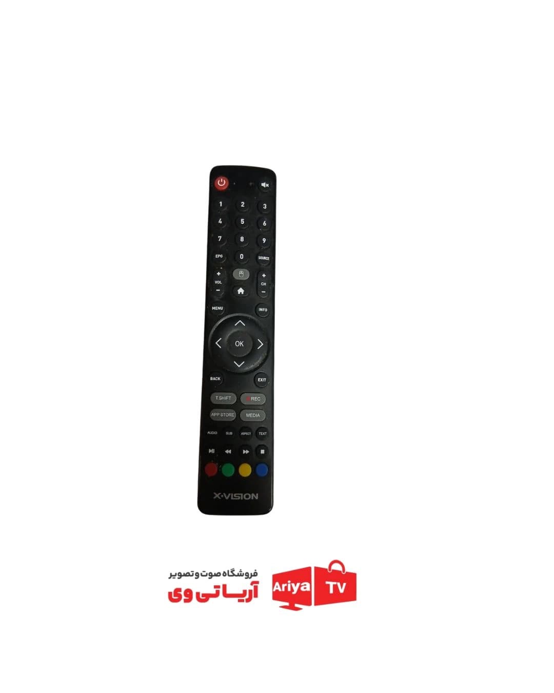 ریموت کنترل فابریک تلویزیون ایکس ویژن هوشمند