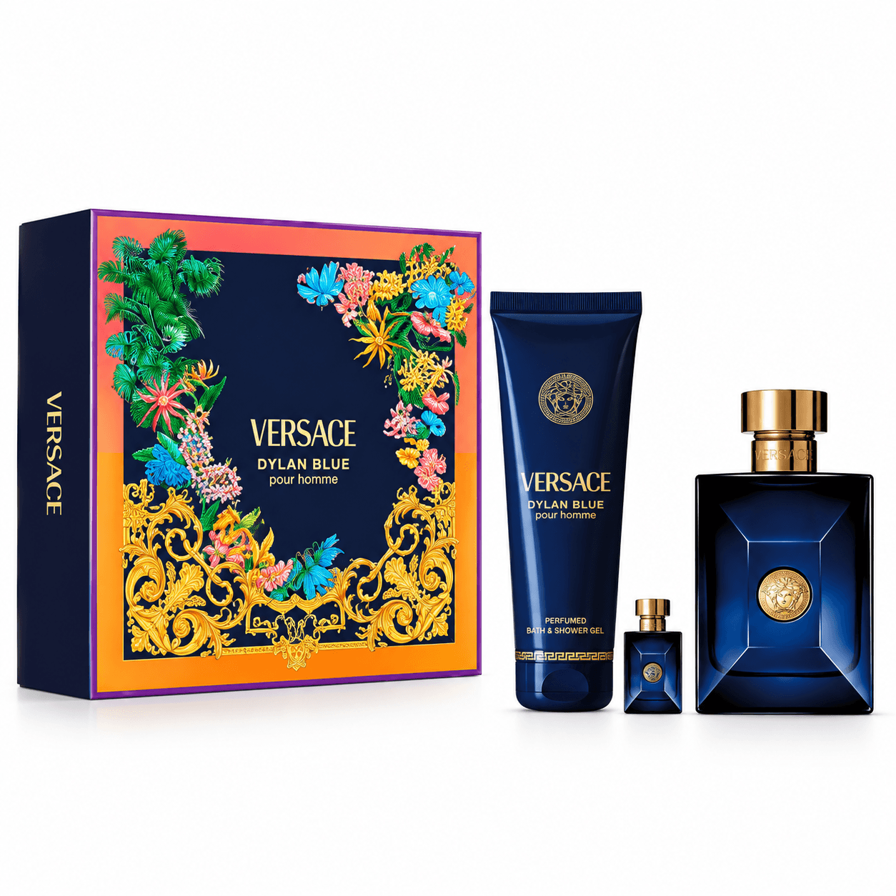 Versace Dylan Blue Pour Homme EDT 3-Piece Gift Set 100ml
