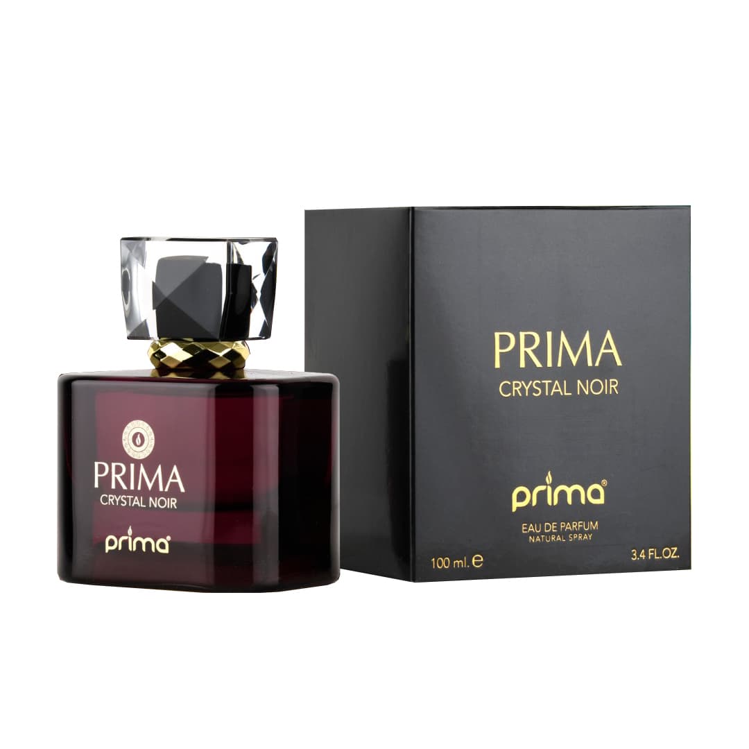 عطر و ادکلن زنانه ادو پرفیوم زنانه پریما مدل کریستال نویر حجم 100 میلی لیتر