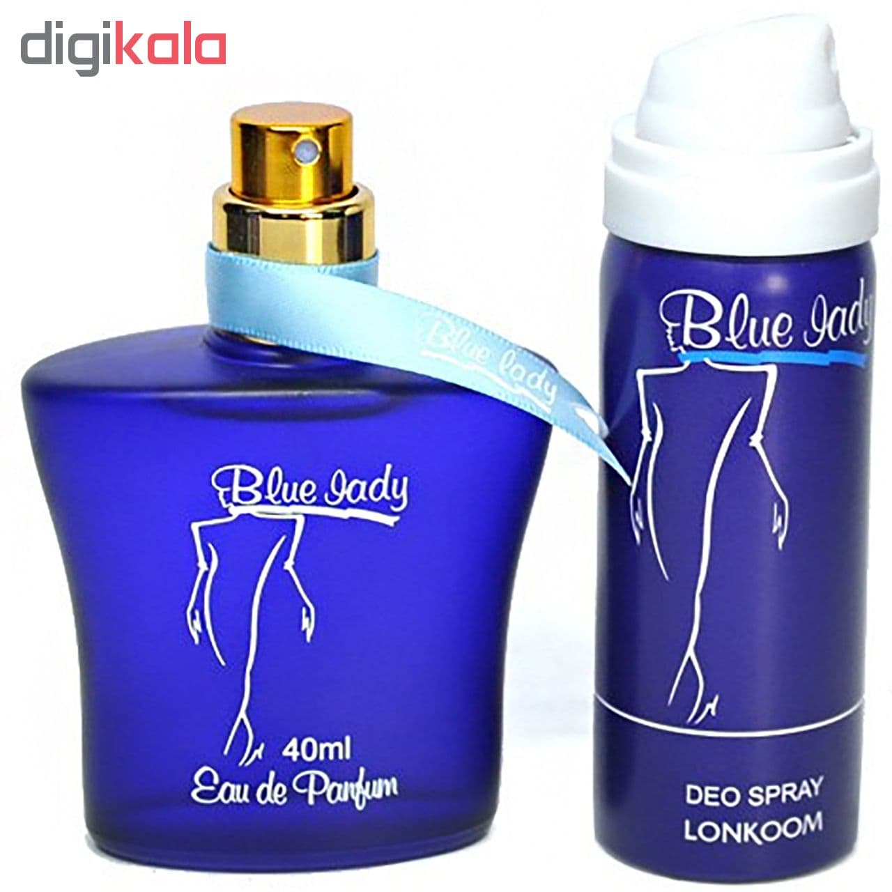 عطر و ادکلن زنانه ادو پرفیوم زنانه لنکوم مدل Blue Lady حجم 40 میلی لیتر به همراه اسپری مدل Blue Lady حجم 50 میلی لیتر — تصویر ۳
