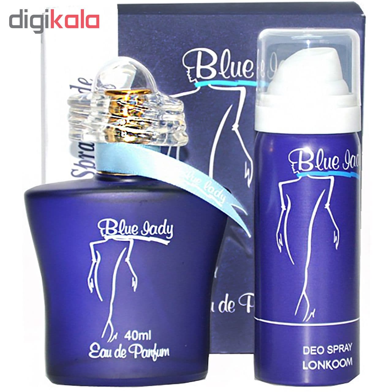 عطر و ادکلن زنانه ادو پرفیوم زنانه لنکوم مدل Blue Lady حجم 40 میلی لیتر به همراه اسپری مدل Blue Lady حجم 50 میلی لیتر — تصویر ۲