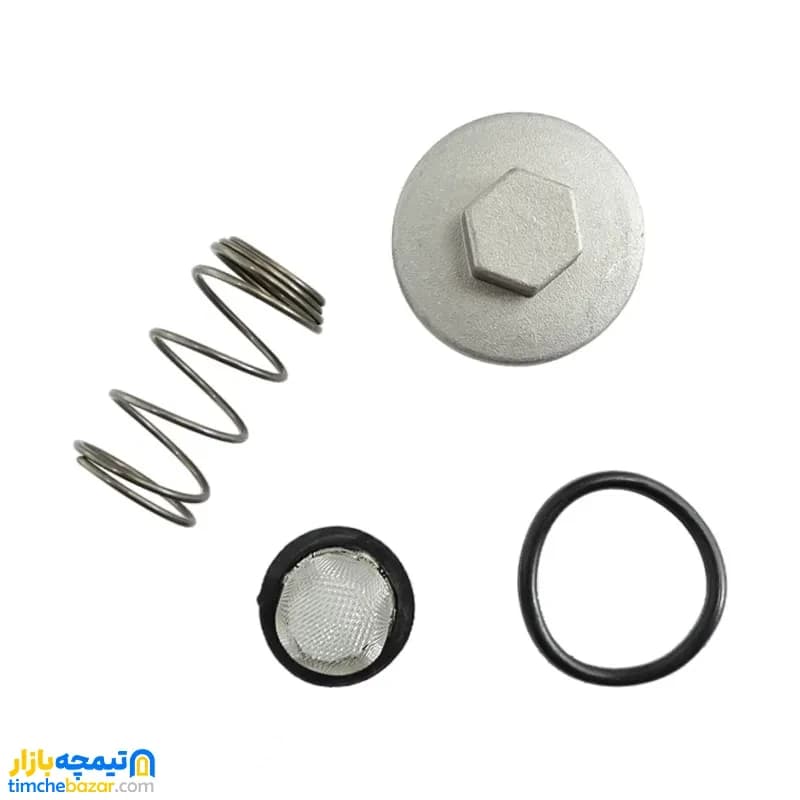 پیچ و صافی تخلیه روغن موتور سیکلت کلیک اصلی