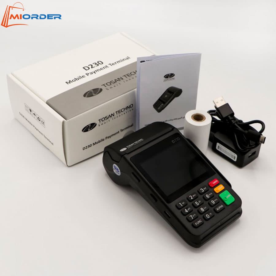 دستگاه پوز سیار پکس D230 آکبند-Pax D230(فعال سازی رایگان) — تصویر ۲