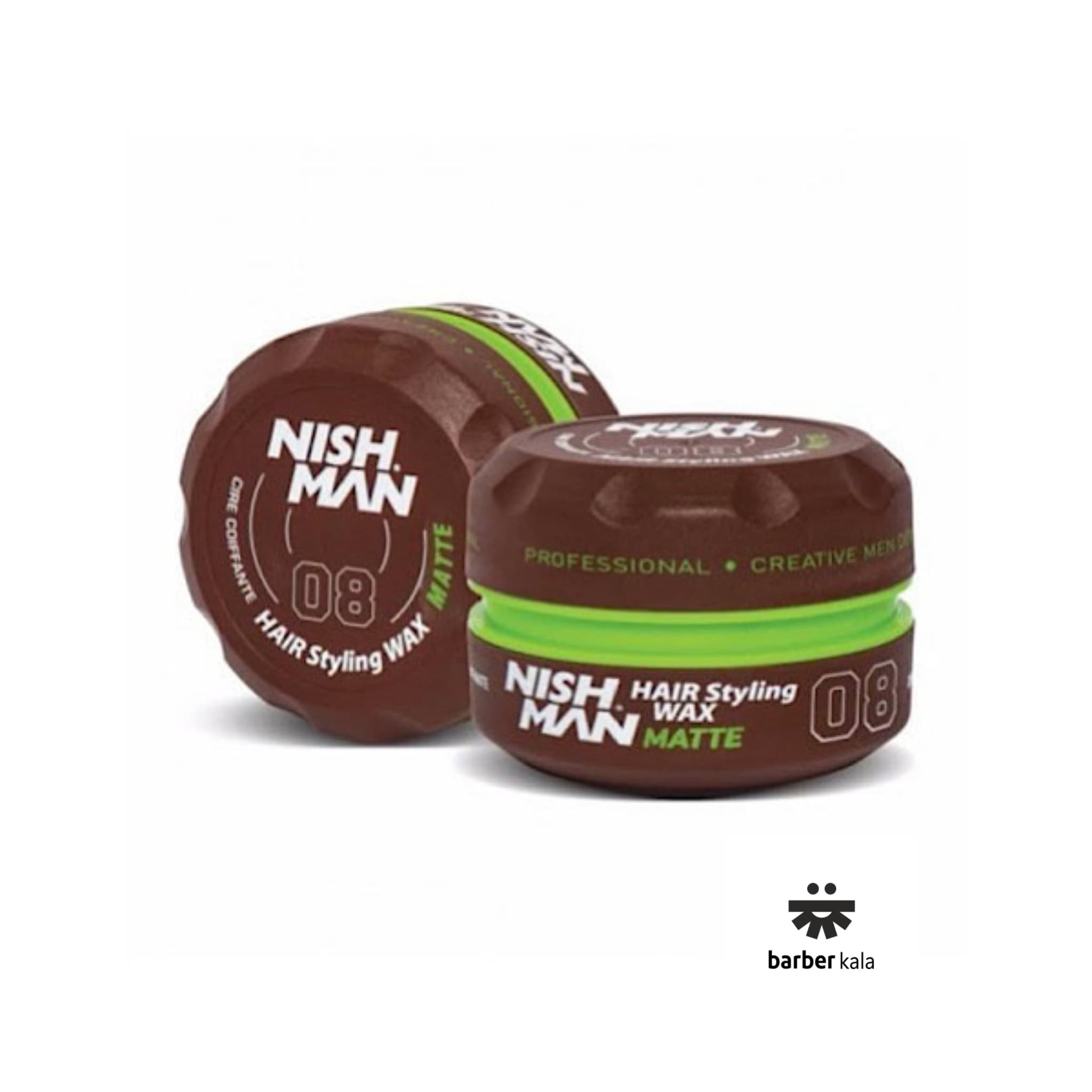 واکس مو مات نیش من مدل Hair Styling Wax Matte 08 | NISH MAN