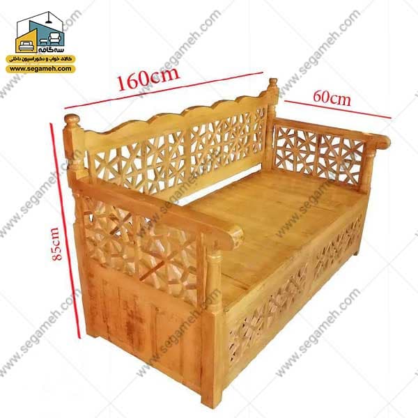 تخت سنتی سه نفره مدل CSP29 — تصویر ۳