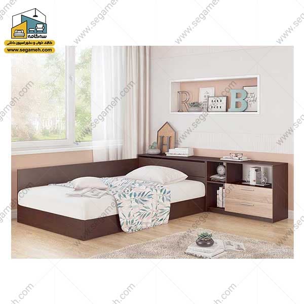 تخت خواب یک نفره کد BSP53