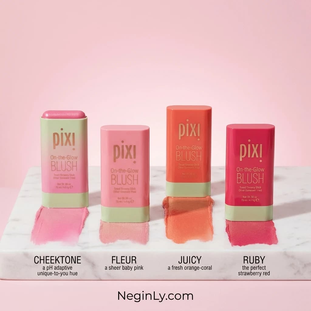 استیک رژگونه و تینت مرطوب کننده پیکسی (Pixi On-the-Glow Blush) — تصویر ۲