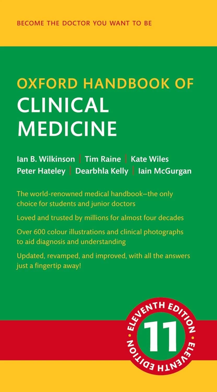و دانلود نسخه کامل کتاب Oxford Handbook of Clinical Medicine (Oxford Medical Handbooks) 11th edition – Orgianl Pdf
