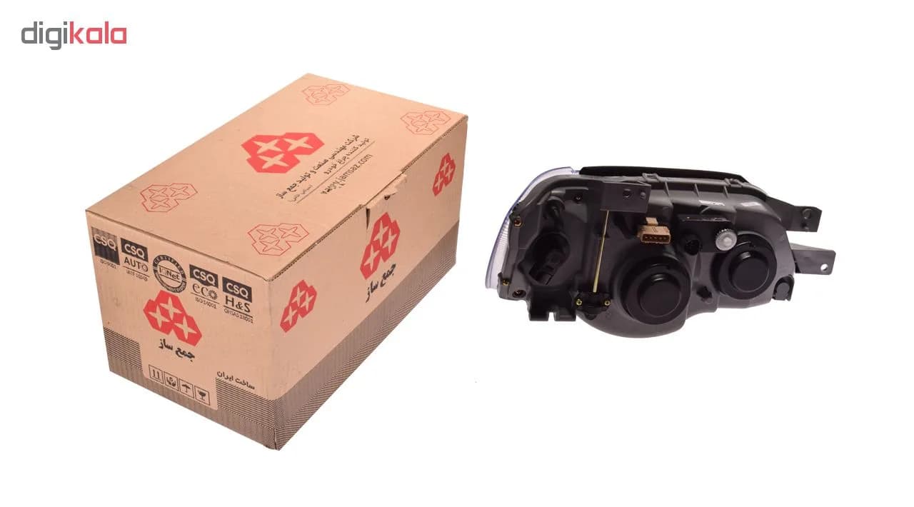 چراغ جلو راست جمع ساز مدل JM-7583 مناسب برای پراید 111 — تصویر ۳