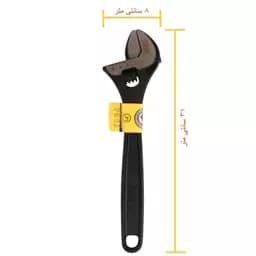 آچار فرانسه 12 اینچ فولادی حرفه ای هانتر-300 میلی متر(رایگان) — تصویر ۳