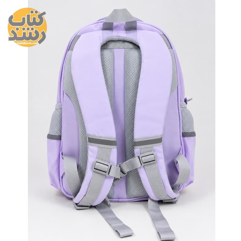 کوله پشتی برزنتی 3 زیپ طرح تنیس کد 90387 — تصویر ۷