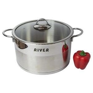 قابلمه تک استیل ریور RIVER مدل نیمه مات سایز 24 کد 3864M