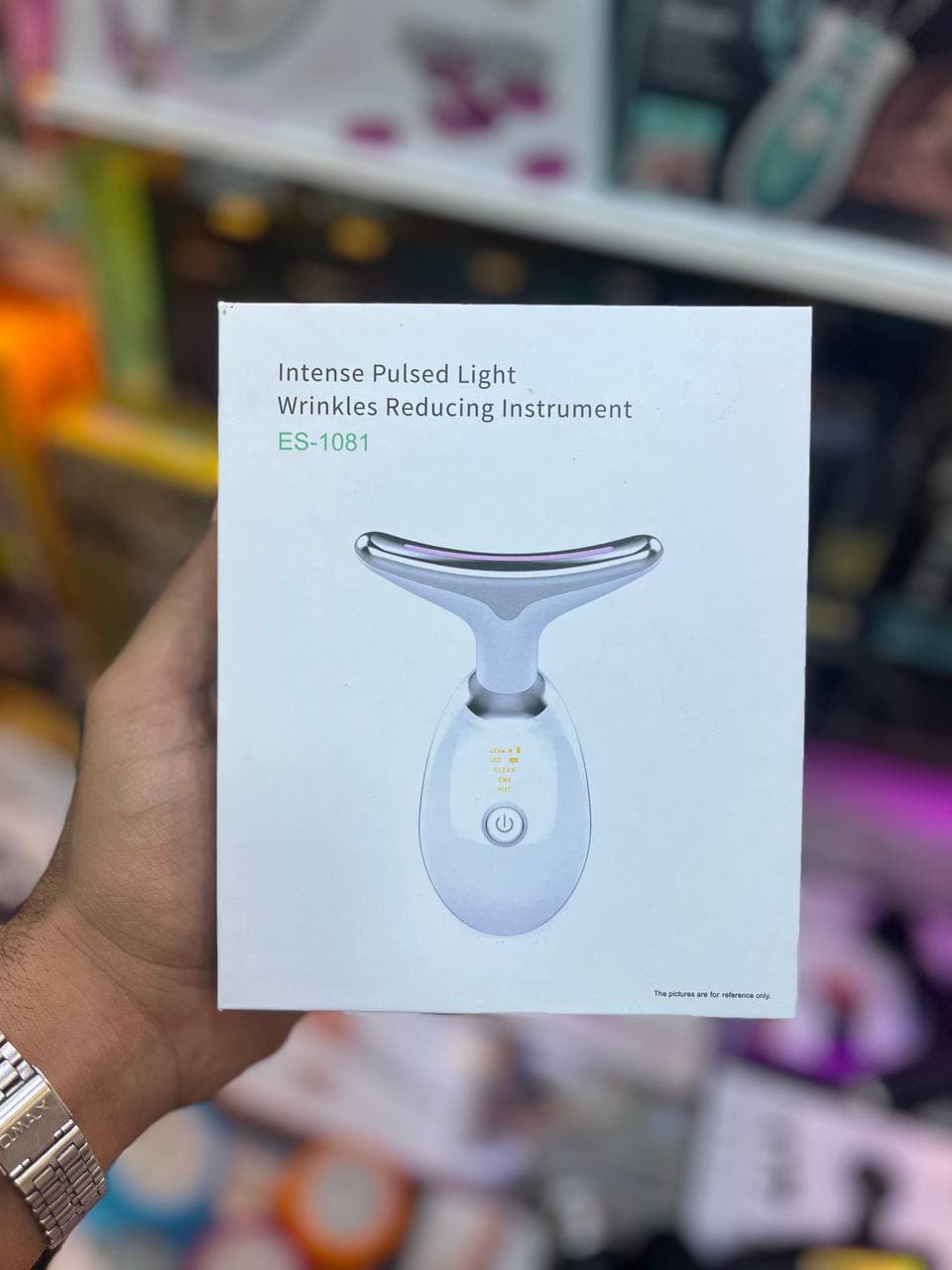 گجت ماساژور لیفت صورت و گردن مدل ES-1081 مجهز به فناوری EMS — تصویر ۵