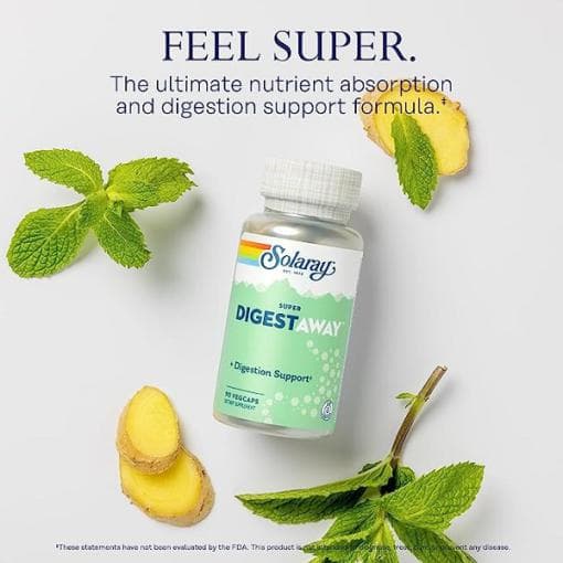 آنزیم گوارشی سولاری Solaray Super Digestaway — تصویر ۳