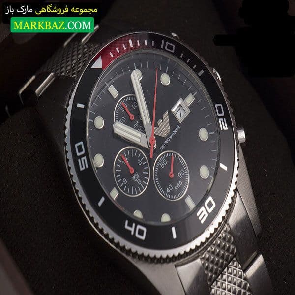 ساعت مچی آرمانی Armani مدل AR5855 سه موتوره تقویم دار کد 3254